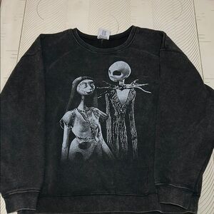 Forever 21 Black Graphic Sweatshirt